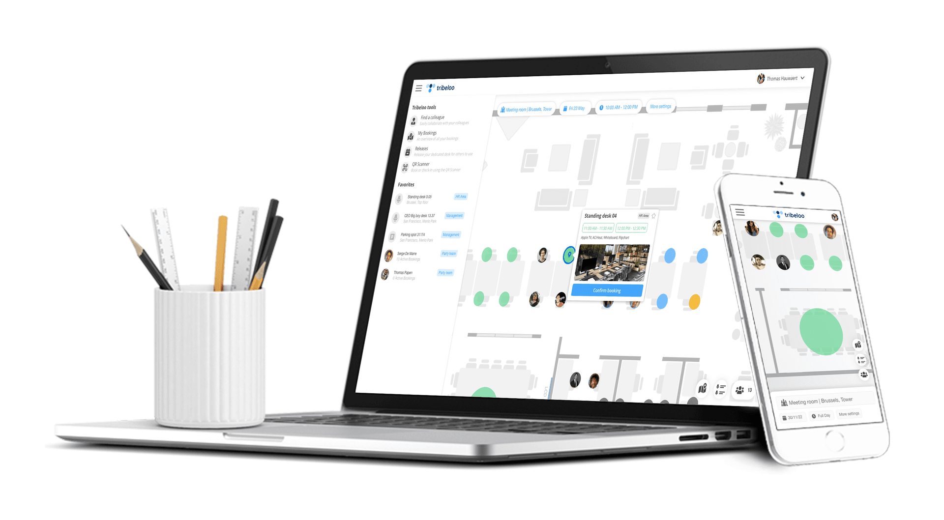 Desk booking easy implementation
